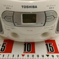 0803-050 東芝　CDプレーヤー※CD動作確認,ラジオ未確認※の画像