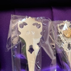 新品　洋白銀製品　ティスプーン　2本セットの画像