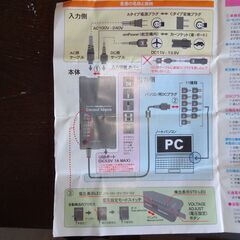 全てのPCに対応出来る電源ユニバーサル・アダプターの画像
