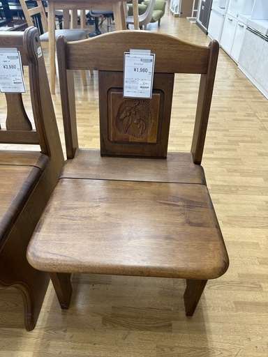 ドリーム川西店御来店限定】ダイニング5点セット／中古品