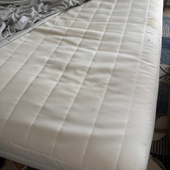 【90%オフ】無印良品　セミダブルベッド　ポケットコイルの画像