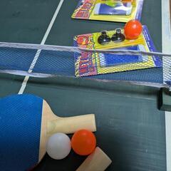 手作りミニミニ卓球台の画像