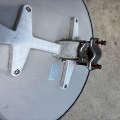 東芝地デジアンテナと同軸ケーブルの画像