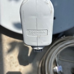 東芝地デジアンテナと同軸ケーブルの画像