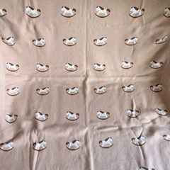 コットン100 お馬さん柄ブランケット　おくるみの画像