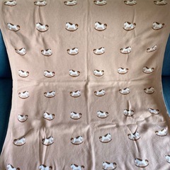 コットン100 お馬さん柄ブランケット　おくるみの画像
