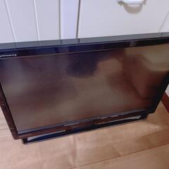 PCモニター2台、地デジテレビの画像