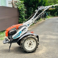 クボタ 耕耘機 TG600 6.2馬力 ガソリンエンジン リコイルスタート 管理機 耕耘 耕運 実働確認済 中古 歩行型 テーラー の画像
