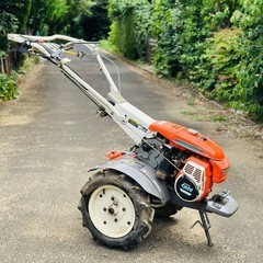 クボタ 耕耘機 TG600 6.2馬力 ガソリンエンジン リコイルスタート 管理機 耕耘 耕運 実働確認済 中古 歩行型 テーラー の画像