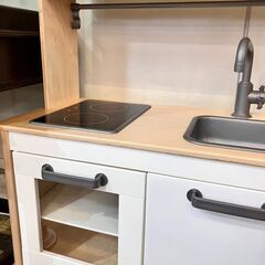 【清掃済】IKEA　おままごとキッチンの画像