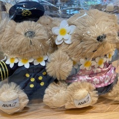 B7066【ANA】テディベア セットの画像