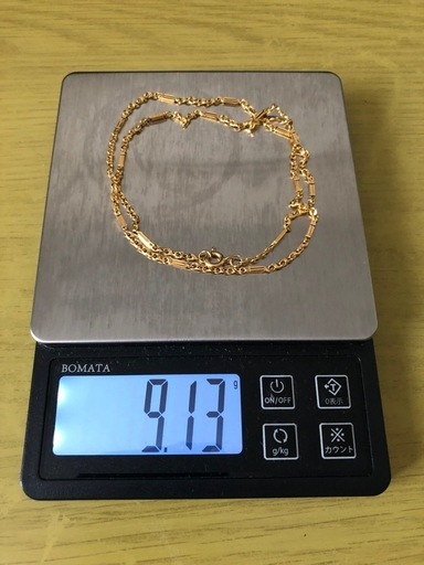 22金 K22 916刻印 ネックレス 貴金属