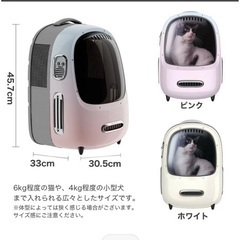ペットキャリーバッグ　リュック　PETKITの画像
