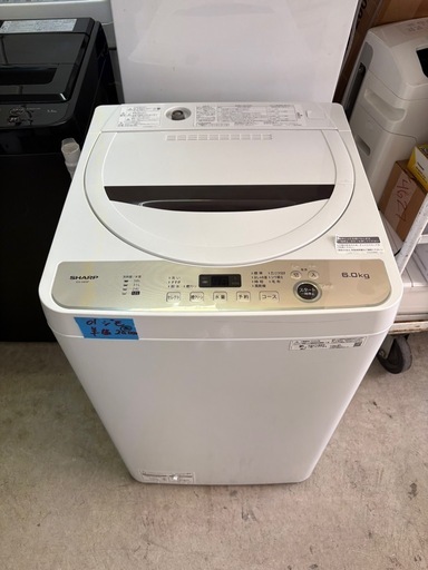 【604】2020年製　シャープ　洗濯機　7KG 一人暮らし　送料取付無料 穴なし槽」全自動洗濯機 7.0kg ES-GE7F-W シャープ | イオン