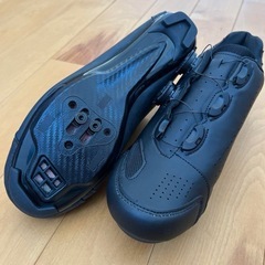 ロードバイク、ビンディングシューズの画像