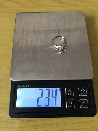 k14WG 貴金属 指輪 （ルースなし/石なし）