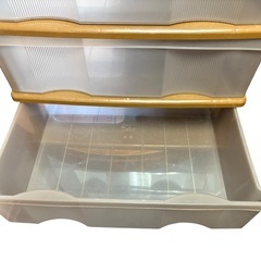木製天板 収納ケース 衣装ケースの画像