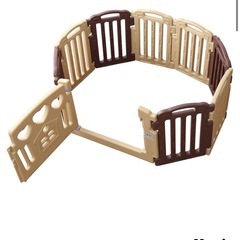 【美品】アイリスオーヤマ ベビーサークルの画像