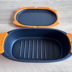 【美品】レンジ調理器 できた亭　1台6役 焼く 煮る 炊く 炒める 茹でる 温めなおし　の画像