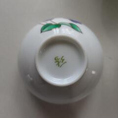 すみれ柄茶器5個セットの画像
