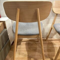 苫小牧発 スイートデコレーション スイデコ AILI(アイリ)DC ダイニングチェア 2客セット ナチュラル USEDの画像