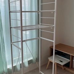 ランドリーラック 幅65-92の画像