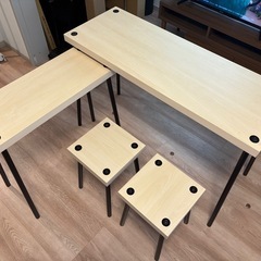 美品：IKEA ネストテーブルの画像