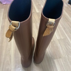 AIGLE（エーグル） レインブーツ ブラウン 38サイズ（約24.0〜24.5cm）の画像
