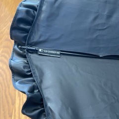 SUN BARRIER 100 　折りたたみ日傘　黒　完全遮光　②　の画像