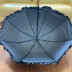 SUN BARRIER 100 　折りたたみ日傘　黒　完全遮光　②　の画像