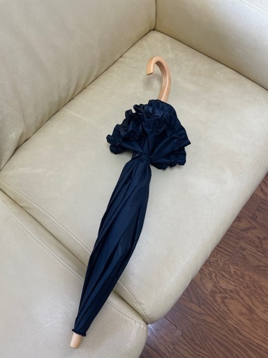 SUN BARRIER 100 折りたたみ日傘 黒 完全遮光 ②