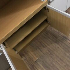【ジャングルジャングル広陵店】　家具　ニトリ　レンジボード　ハイタイプ　ナチュラル　☆ジモティー特別価格☆の画像