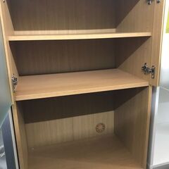 【ジャングルジャングル広陵店】　家具　ニトリ　レンジボード　ハイタイプ　ナチュラル　☆ジモティー特別価格☆の画像