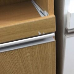 【ジャングルジャングル広陵店】　家具　ニトリ　レンジボード　ハイタイプ　ナチュラル　☆ジモティー特別価格☆の画像
