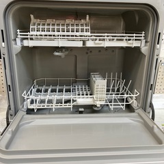 👧5人用🧒Panasonic 2020年製 食器洗い乾燥機 食器洗い機 食洗機 パナソニック 食器点数40点 NP-TA3 ホワイト NO.6786F の画像