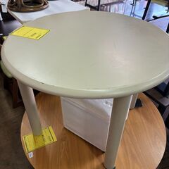 【ジャングルジャングル深井店】★丸テーブル くすみカラー テーブル 家具 堺市（中区 堺区 東区 西区 南区 北区）和泉市 河内長野市 富田林市 松原市 狭山市 深井 【FU2544】の画像