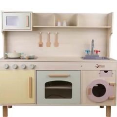 おままごとキッチン　木製　コストコの画像