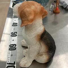 0803-131 犬像　ビーグル犬　置物の画像