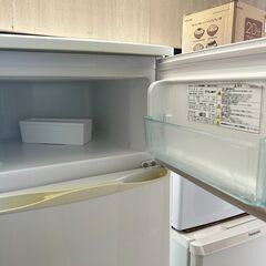 特価 MINISH / ミニッシュ ノンフロン冷凍冷蔵庫 BZ-N09A  2010年製 一人暮らし用 USED 現状 の画像