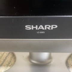 シャープ20インチ液晶テレビの画像