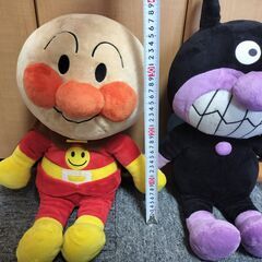 アンパンマン＆バイキンマンのぬいぐるみの画像