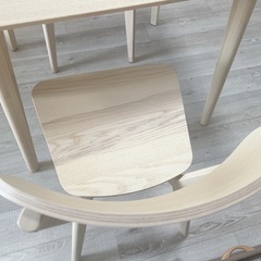 【譲り先確定】IKEA ダイニングテーブルセット LISABOの画像