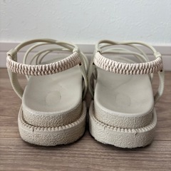 mite ミテ スポーツサンダル 23.5 M相当 アイボリー 厚底 クッションの画像