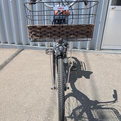 美品、ヤマハ、電動自転車、パス ウィズ デラックス、26インチ、ブラックの画像