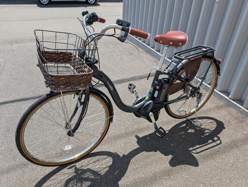 美品、ヤマハ、電動自転車、パス ウィズ デラックス、26インチ、ブラック YAMAHA 「ヤマハ」PAS With DX（パス ウィズ デラックス
