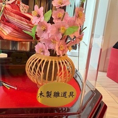 雛人形　ガラスケース入りの画像