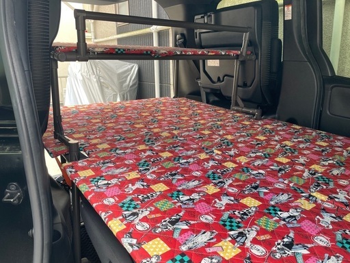 車中泊　ベッド　2段