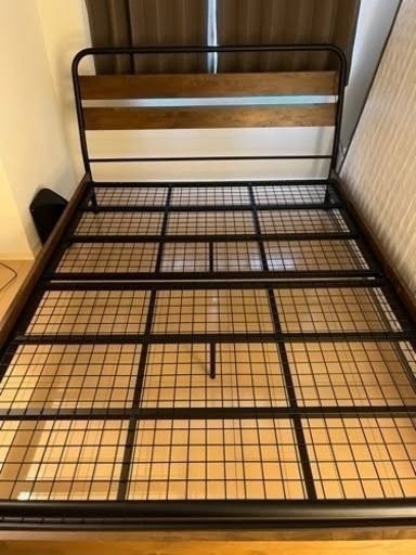 （取引中）ニトリ ダブルベッドフレーム ダンテ