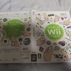 wiiソフト２枚　はじめてのwii wiifitの画像