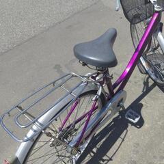 26インチ 🚲 中古 自転車 5,000円 🔑鍵 💡ライト付 新規防犯登録料コミ 875の画像